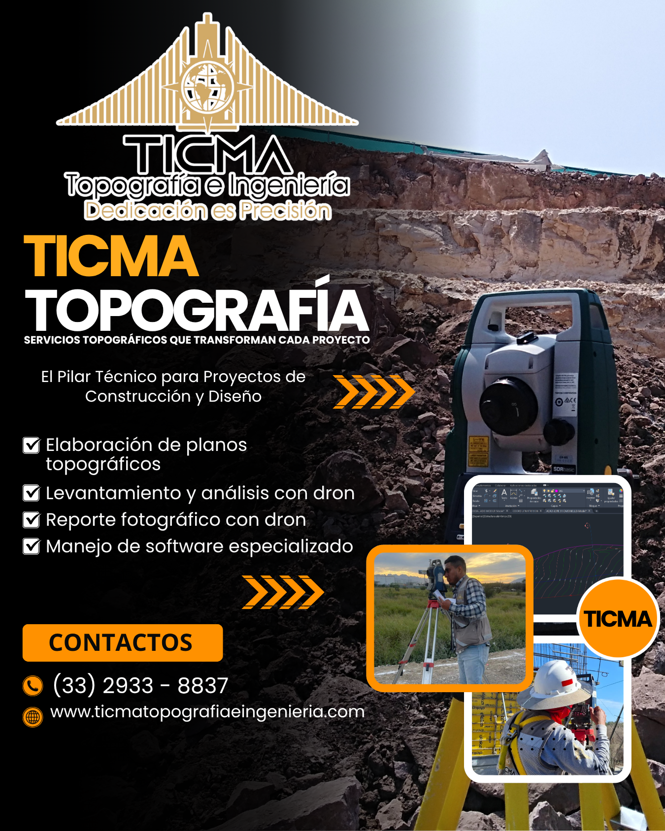 Servicios de topografía especializada en México